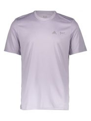 Adidas Koszulka "Parley" w kolorze fioletowym do biegania rozmiar: M. Różowe t-shirty sportowe Adidas, bez wzorów, z materiału, bez ramiączek, do biegania. Za 97.28 zł.