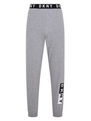 DKNY Spodnie dresowe w kolorze szarym rozmiar: XL. Szare spodnie treningowe długie DKNY, xl, bez wzorów, z dresówki. Za 83.45 zł.