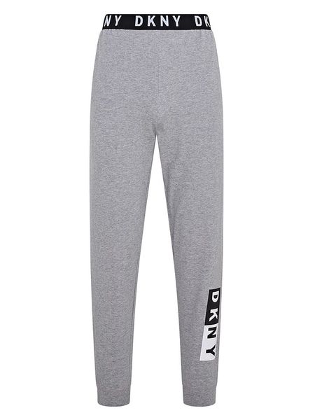 DKNY Spodnie dresowe w kolorze szarym rozmiar: XL. Szare spodnie treningowe długie DKNY, xl, bez wzorów, z dresówki. Za 118.01 zł.