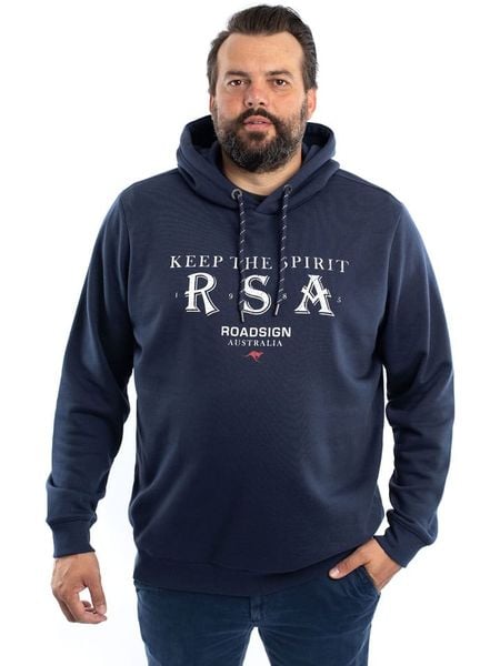 Roadsign Bluza w kolorze granatowym rozmiar: 5XL. Niebieskie bluzy Roadsign, xl, bez wzorów, z bawełny, z kapturem. Za 82.99 zł.