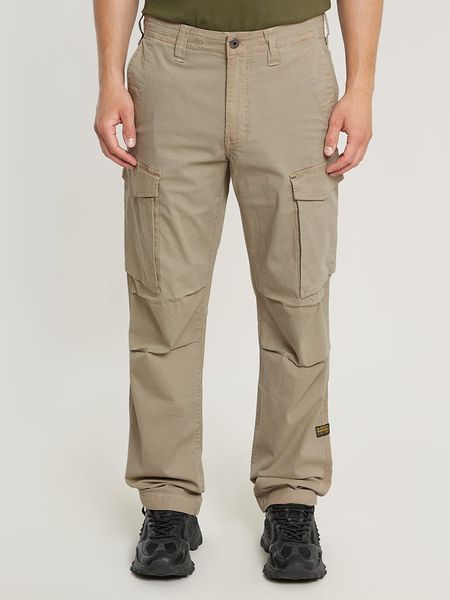 G-Star Bojówki w kolorze beżowym rozmiar: W33/L36. Brązowe joggery i bojówki G-Star, l, bez wzorów, retro. Za 170.47 zł.