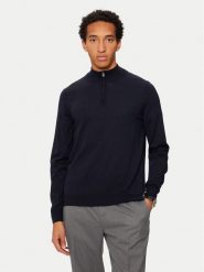 Boss Sweter Ebenji 50528300 Granatowy Regular Fit. Niebieskie swetry rozpinane Boss, m, bez wzorów, z wełny, bez kołnierzyka, bez ramiączek. Za 749.99 zł.