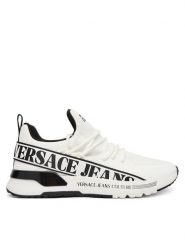 Versace Jeans Couture Sneakersy 80YA3SA3 Biały. Białe buty sportowe casual Versace Jeans Couture, bez wzorów, z jeansu, bez zapięcia. Za 769.99 zł.