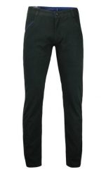 Spodnie Męskie, Chinosy, 100% BAWEŁNA, Kolorowe Wykończenia, Czarne. Czarne eleganckie spodnie Chiao, m, z bawełny. Za 169.00 zł.