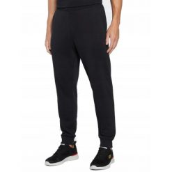 Spodnie na co dzień Męskie Skechers Dresowe Joggery Bawełniane. Czarne joggery i bojówki Skechers, m, bez wzorów, z bawełny. Za 179.00 zł.