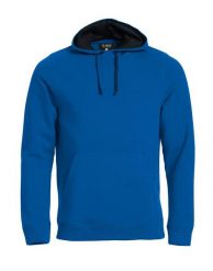 Clique Classic Hoody – męska bluza z kapturem z bawełnianej mieszanki. Niebieskie bluzy z kapturem CLIQUE, m, bez wzorów, z bawełny, z kapturem. Za 309.10 zł.