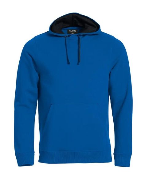 Clique Classic Hoody – męska bluza z kapturem z bawełnianej mieszanki. Niebieskie bluzy z kapturem CLIQUE, m, bez wzorów, z bawełny, z kapturem. Za 309.10 zł.