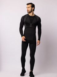 Spaio Koszulka termiczna "Confidence" w kolorze czarno-szarym rozmiar: XXL. Czarne t-shirty sportowe Spaio, bez wzorów, z materiału, bez ramiączek, outdoorowe. Za 130.99 zł.