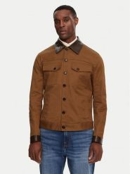 Dolce&Gabbana Kurtka przejściowa G9BJFT GI513 Brązowy Regular Fit. Brązowe kurtki Dolce&Gabbana, m, bez wzorów, z bawełny, bez kaptura. Za 6,249.00 zł.