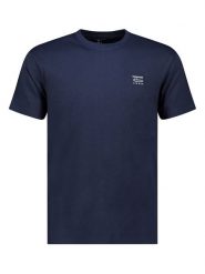 Geographical Norway Koszulka "Juni" w kolorze granatowym rozmiar: 3XL. Niebieskie bezrękawniki Geographical Norway, xl, bez wzorów, z bawełny, bez kołnierzyka, bez ramiączek. Za 60.95 zł.