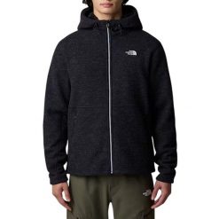 Kurtka turystyczna męska The North Face Zermatt Full Zip Hoodie polarowa. Czarne kurtki The North Face, m, bez wzorów, z polaru, bez kaptura. Za 734.85 zł.