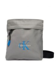 Calvin Klein Saszetka Bold Flatpack LV04D3178G Szary. Szare saszetki i nerki CALVIN KLEIN, bez wzorów, z materiału. Za 289.99 zł.