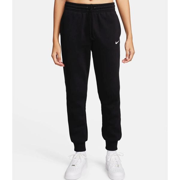 Spodnie sportowe damskie Nike Nsw Phnx Flc. Czarne trapery Nike, z dresówki, bez zapięcia. Za 427.00 zł.