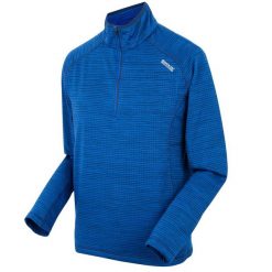 Bluza treningowa z zamkiem błyskawicznym 1/4 Regatta Yonder II. Niebieskie bluzy bez kaptura Regatta, m, bez wzorów, z elastanu, bez kaptura. Za 180.50 zł.