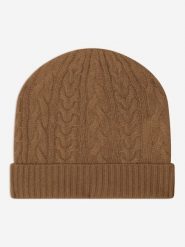 AUTHENTIC CASHMERE Kaszmirowa czapka beanie "Scott" w kolorze karmelowym rozmiar: onesize. Brązowe czapki zimowe AUTHENTIC CASHMERE, bez wzorów, z kaszmiru. Za 143.99 zł.