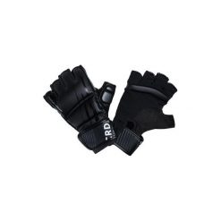 Rękawiczki do cardio-boxingu CRD 500 czarne. Czarne rękawiczki OUTSHOCK, bez wzorów, z materiału. Za 99.99 zł.