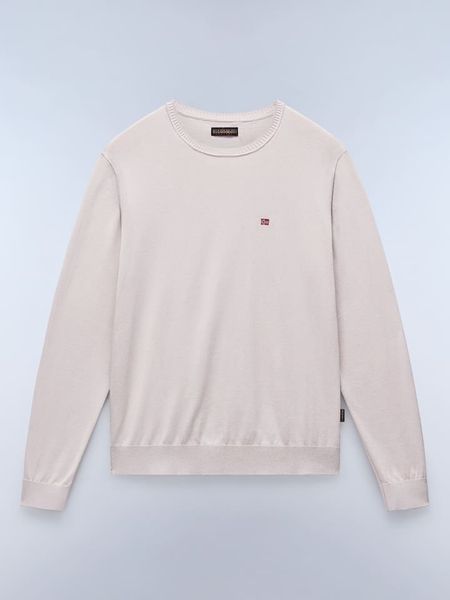 NAPAPIJRY Sweter "Decatur 5" w kolorze beżowym rozmiar: XXL. Brązowe swetry nierozpinane NAPAPIJRY, xxl, bez wzorów, z bawełny, bez kołnierzyka, bez ramiączek. Za 131.74 zł.