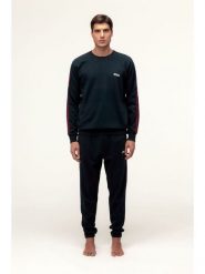 Fila Piżama w kolorze granatowym rozmiar: L. Niebieskie piżamy Fila, l, bez wzorów, bez ramiączek. Za 152.99 zł.