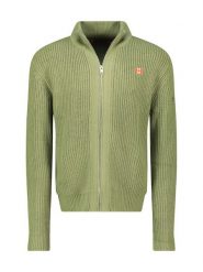 Canadian Peak Kardigan w kolorze zielonym rozmiar: M. Zielone swetry rozpinane Canadian Peak, m, bez wzorów, ze splotem, bez kołnierzyka, bez ramiączek. Za 112.45 zł.