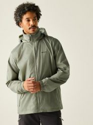 Regatta Kurtka przeciwdeszczowa "Lyle IV" w kolorze zielonym rozmiar: 5XL. Zielone kurtki outdoor i hardshell Regatta, m, bez wzorów, z materiału, bez kaptura. Za 128.25 zł.