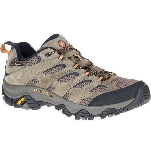 Buty trekkingowe męskie Merrell Moab 3 Gtx. Brązowe buty do biegania Merrell, bez wzorów, z gumy, bez zapięcia. Za 697.00 zł.