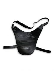 Saszetka Tatonka Skin Chest Holster. Czarne torby na ramię Tatonka, bez wzorów, z nylonu, bez dodatków. Za 89.09 zł.