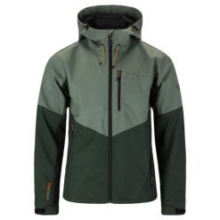 Kurtka wodoodporna Whistler Rodney. Zielone kurtki przeciwdeszczowe WHISTLER, bez wzorów, z softshellu, bez kaptura. Za 297.50 zł.