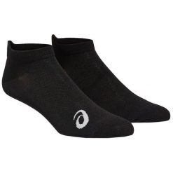 Skarpetki sportowe dla dorosłych ASICS Fast Single Tab Sock. Czarne skarpetki sportowe ASICS, bez wzorów, z elastanu. Za 39.99 zł.