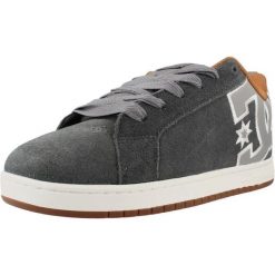 Buty DC EDYS100014 Szary. Szare buty turystyczne DC Shoes, bez wzorów, z tkaniny, bez zapięcia, na fitness i siłownię. Za 360.99 zł.