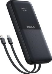 Baseus Lipow 10000 mAh 22.5W czarny. Czarne powerbanki . Za 60.90 zł.