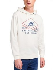 Lee Bluza w kolorze kremowym rozmiar: XL. Brązowe bluzy Lee, xl, bez wzorów, z bawełny, z kapturem. Za 121.99 zł.