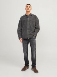 Jack & Jones Dżinsy - Slim fit - w kolorze antracytowym rozmiar: W29/L32. Czarne jeansy Jack & Jones, l. Za 66.00 zł.