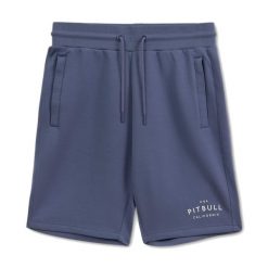 Spodenki męskie Pitbull Sampson. Niebieskie szorty PITBULL, l, bez wzorów, sportowe. Za 179.99 zł.