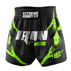 Spodenki Muay Thai męskie EXTREME HOBBY IRON FORCE. Zielone szorty EXTREME HOBBY, m, bez wzorów, z poliesteru, sportowe. Za 209.00 zł.