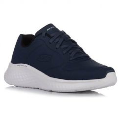 Buty do chodzenia męskie Skechers Skech lite Pro Nul. Niebieskie buty sportowe casual Skechers, bez wzorów, z materiału, bez zapięcia. Za 335.00 zł.