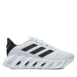 Buty do biegania adidas. Białe buty do biegania Adidas, bez wzorów, bez zapięcia, do biegania. Za 649.99 zł.