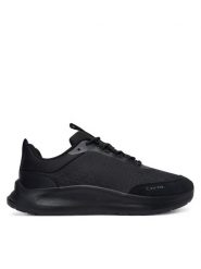 Calvin Klein Sneakersy Light Eva Runn Laceup Aop HM0HM02343 Czarny. Czarne buty sportowe casual CALVIN KLEIN, bez wzorów, z materiału, bez zapięcia. Za 449.99 zł.