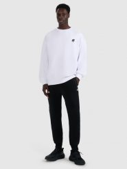 4F Spodnie dresowe joggery męskie - czarne XL. Czarne joggery i bojówki 4F, m, bez wzorów, z dresówki. Za 159.99 zł.