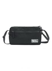Saszetka Fjallraven Vardag Pocket Large - coal black. Czarne torby na ramię Fjällräven, bez wzorów, z poliamidu, bez dodatków. Za 252.99 zł.