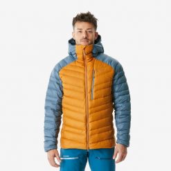 Kurtka puchowa męska Simond Alpinism. Brązowe kurtki SIMOND, l, bez wzorów, z puchu, bez kaptura. Za 499.99 zł.
