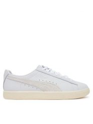 Puma Sneakersy Clyde Laundry Boys II 401043 01 Biały. Białe buty sportowe casual Puma, bez wzorów, ze skóry, bez zapięcia. Za 499.99 zł.