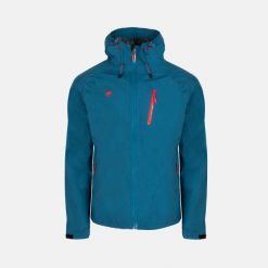 Kurtka techniczna Karako M Shell Mount-Tex wodoodporna | Wysoce oddychająca, wod. Czerwone kurtki Izas, m, bez wzorów, bez kaptura. Za 704.30 zł.