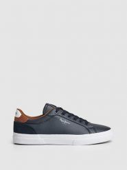Pepe Jeans FOOTWEAR Sneakersy w kolorze granatowym rozmiar: 45. Niebieskie buty sportowe casual Pepe Jeans FOOTWEAR, bez wzorów, z jeansu, bez zapięcia. Za 173.99 zł.