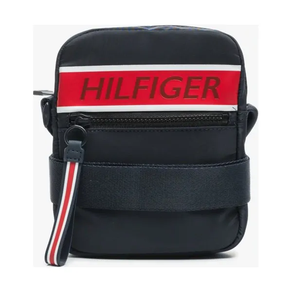 Tommy Hilfiger Torba Tommy Mini Reporter , granatowy, rozmiar ONE SIZE. Niebieskie torby na ramię Tommy Hilfiger, bez wzorów, z materiału, małe, bez dodatków. Za 299.99 zł.