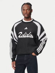 Adidas Bluza House Of Tiro Knitted KF4814 Czarny Loose Fit. Czarne bluzy Adidas, m, bez wzorów, z syntetyku, bez kaptura. Za 528.99 zł.