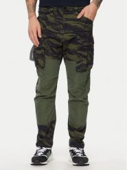 G-Star Raw Spodnie materiałowe 3D Cargo 2.0 D24308-D386-G393 Zielony Tapered Fit. Zielone spodnie materiałowe G-Star Raw, m, bez wzorów, z bawełny, retro. Za 399.99 zł.