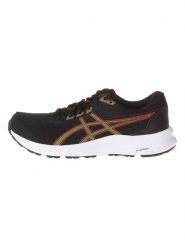 Asics Buty "Contend 8" w kolorze czarno-zielonym do biegania rozmiar: 41,5. Czarne buty do biegania ASICS, bez wzorów, z materiału, bez zapięcia, do biegania. Za 104.39 zł.