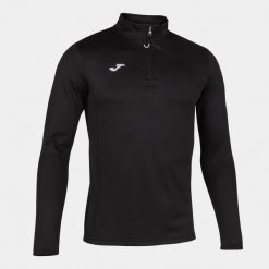 Bluza męska Joma Running Night. Czarne bluzy bez kaptura Joma, m, bez wzorów, bez kaptura. Za 95.99 zł.