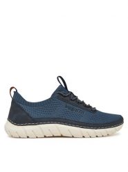 Bugatti Sneakersy 321-ASM01-6950 Granatowy. Niebieskie buty sportowe casual Bugatti, bez wzorów, z materiału, bez zapięcia. Za 319.99 zł.
