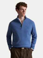 Polo Ralph Lauren Sweter 710876756502 Niebieski Regular Fit. Niebieskie swetry rozpinane Polo Ralph Lauren, m, bez wzorów, z wełny, bez kołnierzyka, bez ramiączek. Za 1,199.00 zł.